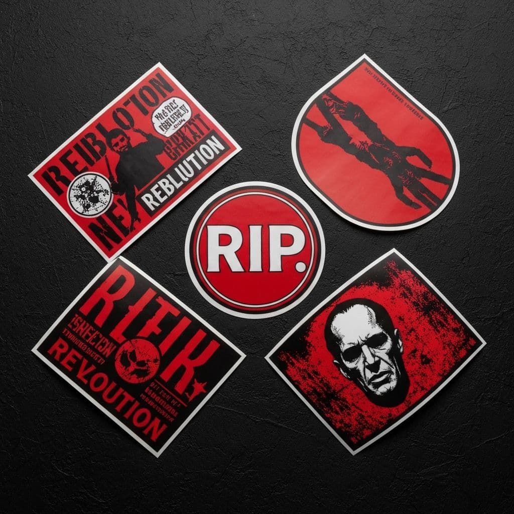 Pack de Adesivos RIP