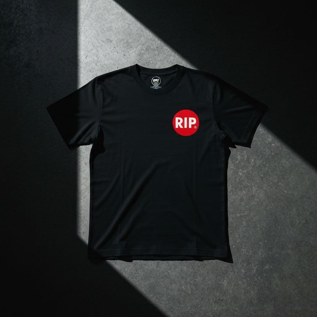 Camiseta RIP Preta